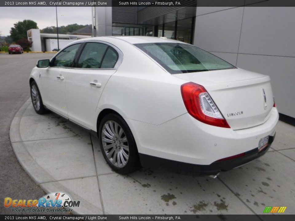 2013 Lincoln MKS AWD Crystal Champagne / Light Dune Photo #3