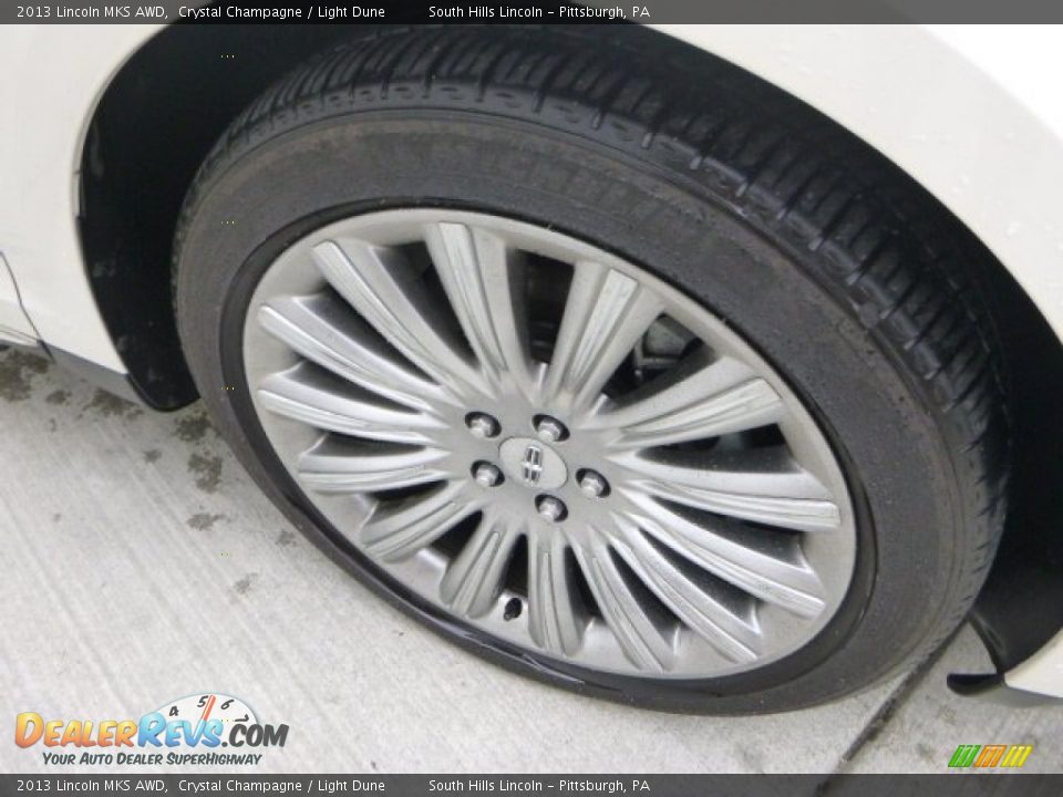 2013 Lincoln MKS AWD Crystal Champagne / Light Dune Photo #8