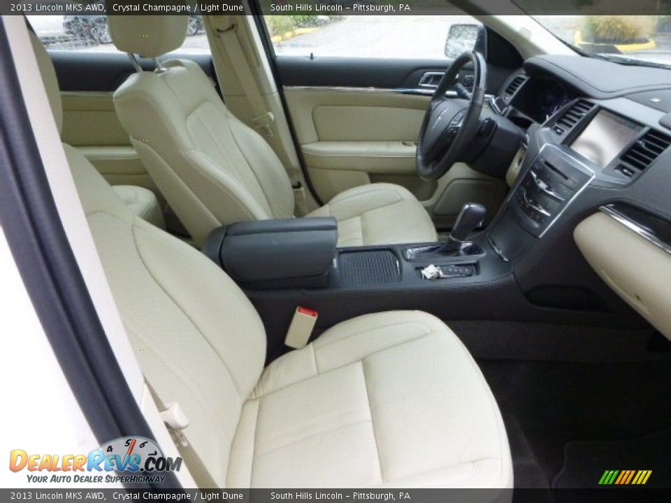 2013 Lincoln MKS AWD Crystal Champagne / Light Dune Photo #9