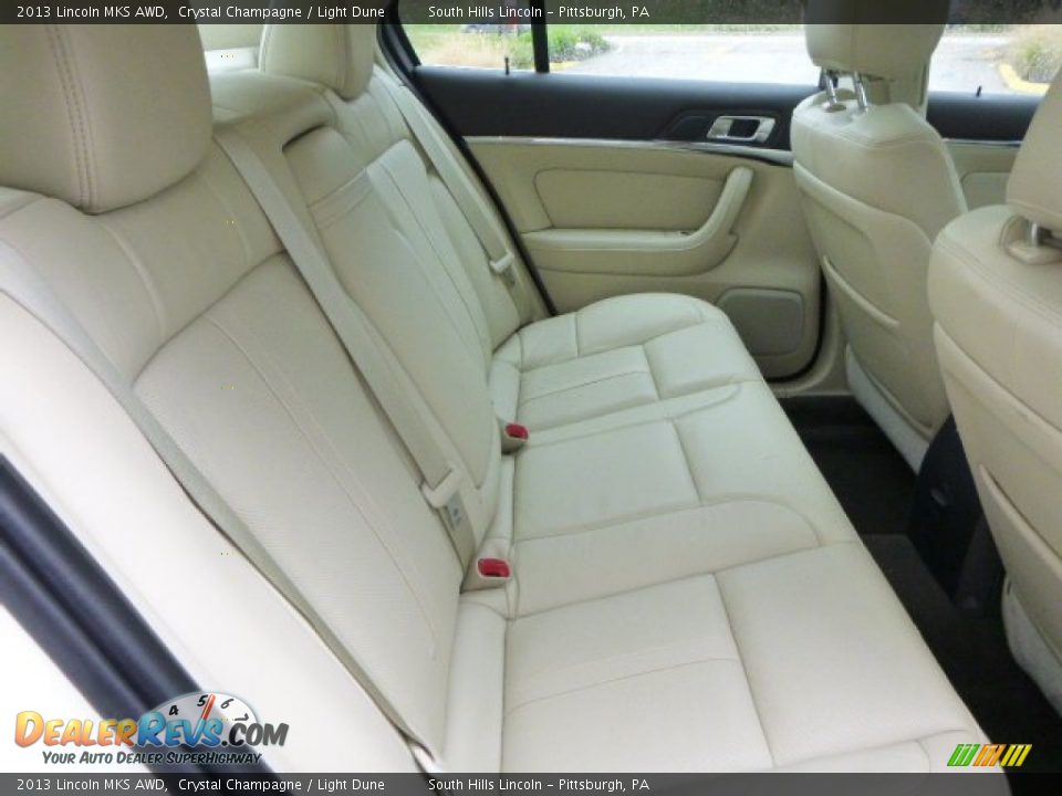 2013 Lincoln MKS AWD Crystal Champagne / Light Dune Photo #13
