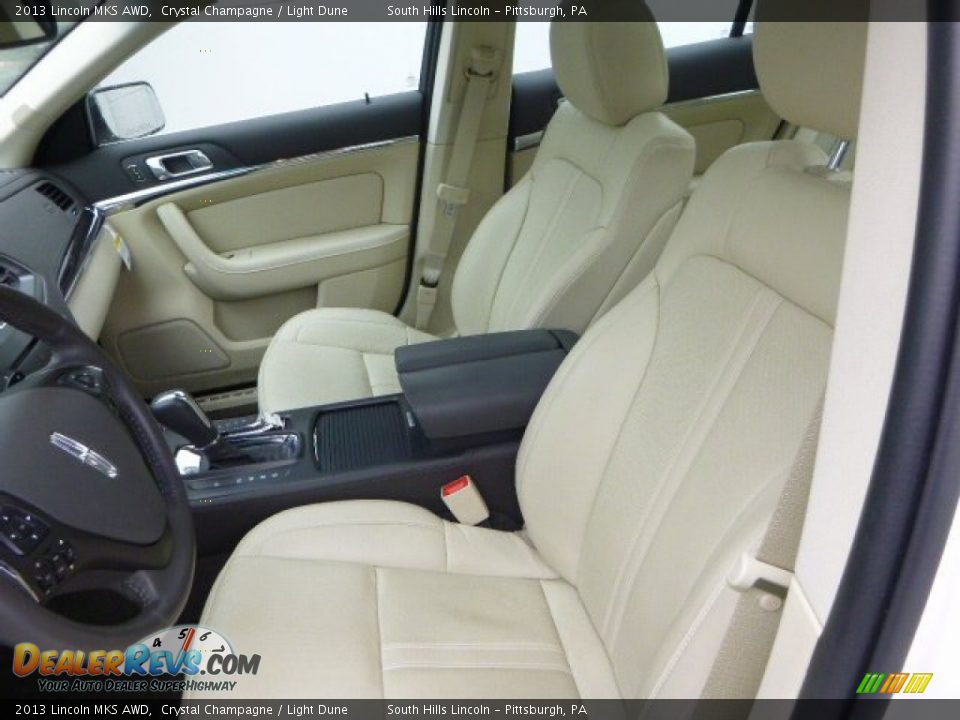 2013 Lincoln MKS AWD Crystal Champagne / Light Dune Photo #14