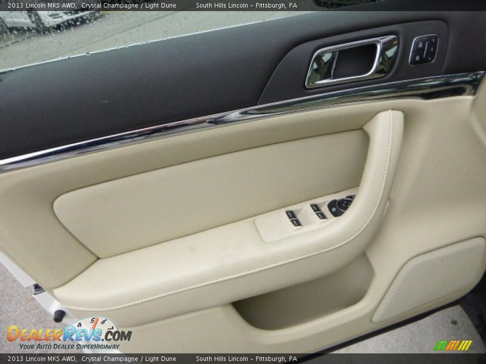 2013 Lincoln MKS AWD Crystal Champagne / Light Dune Photo #17