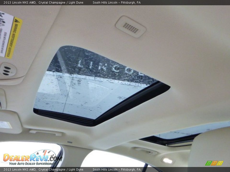 2013 Lincoln MKS AWD Crystal Champagne / Light Dune Photo #19