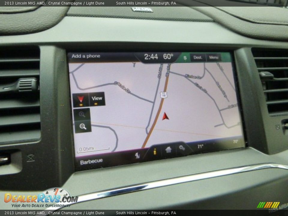 2013 Lincoln MKS AWD Crystal Champagne / Light Dune Photo #21