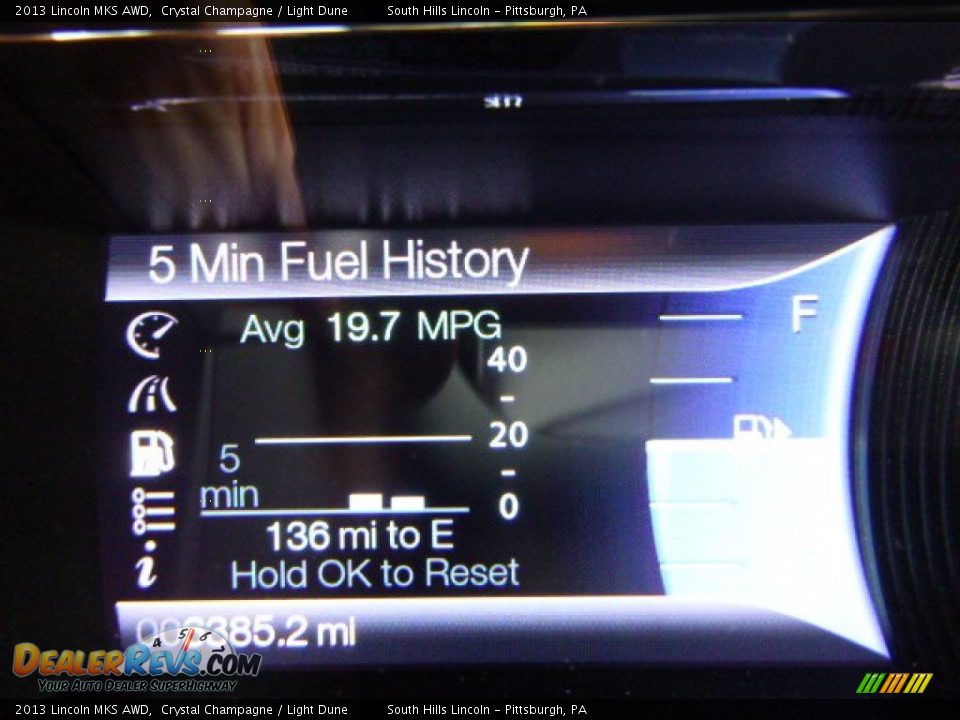 2013 Lincoln MKS AWD Crystal Champagne / Light Dune Photo #24