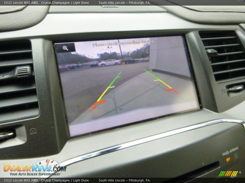 2013 Lincoln MKS AWD Crystal Champagne / Light Dune Photo #25