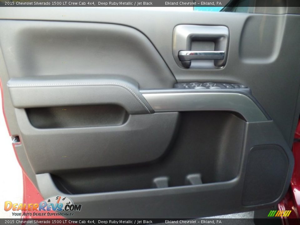 2015 Chevrolet Silverado 1500 LT Crew Cab 4x4 Deep Ruby Metallic / Jet Black Photo #13