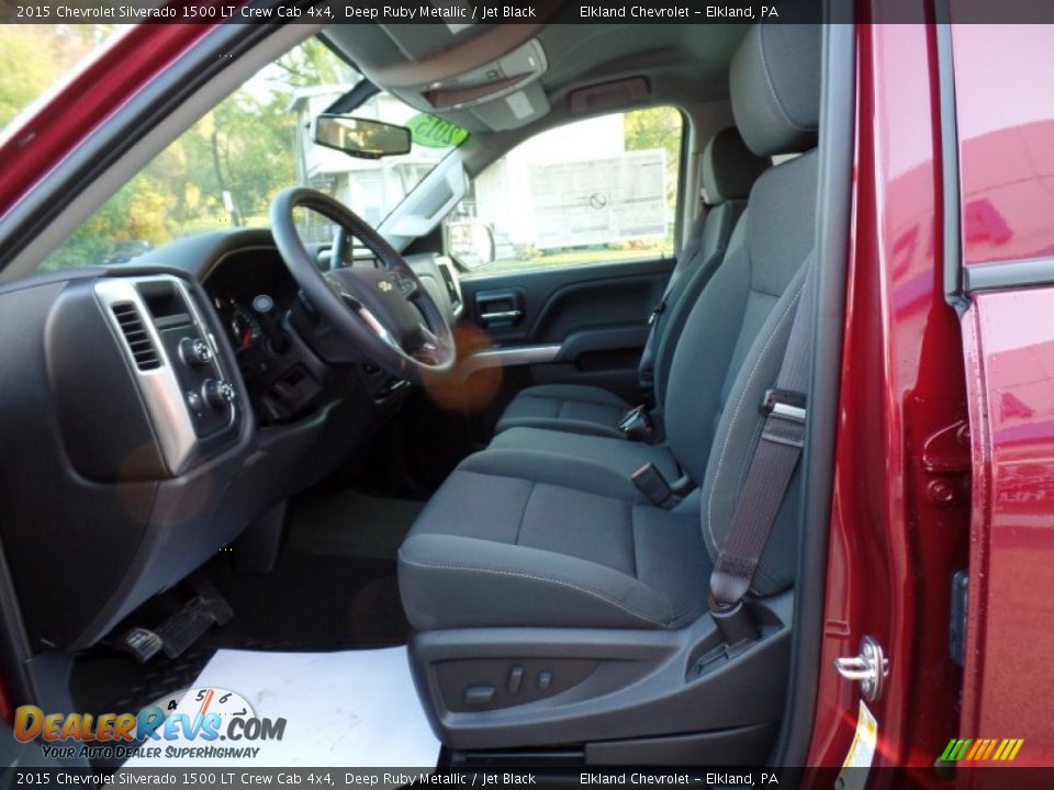 2015 Chevrolet Silverado 1500 LT Crew Cab 4x4 Deep Ruby Metallic / Jet Black Photo #17