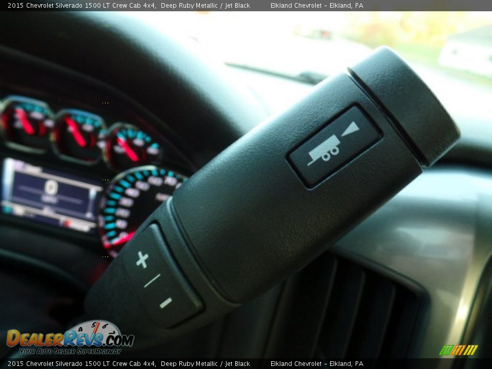 2015 Chevrolet Silverado 1500 LT Crew Cab 4x4 Deep Ruby Metallic / Jet Black Photo #24