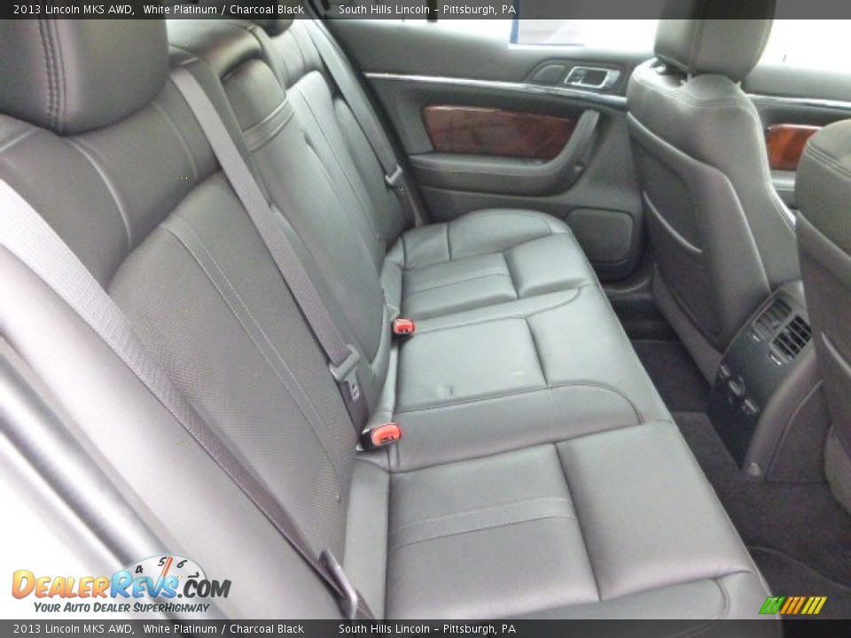 2013 Lincoln MKS AWD White Platinum / Charcoal Black Photo #13