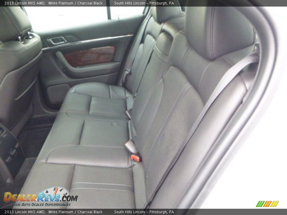 2013 Lincoln MKS AWD White Platinum / Charcoal Black Photo #15