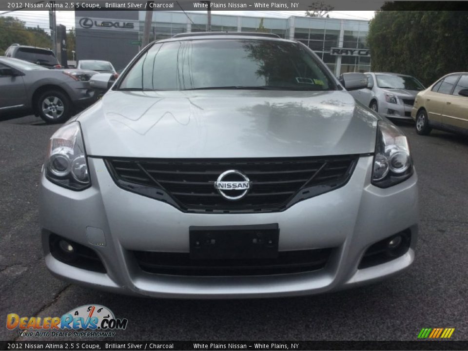 2012 Nissan Altima 2.5 S Coupe Brilliant Silver / Charcoal Photo #2