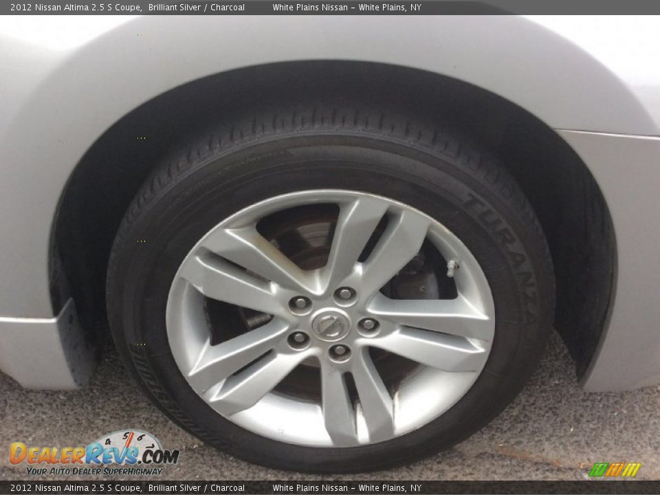 2012 Nissan Altima 2.5 S Coupe Brilliant Silver / Charcoal Photo #3