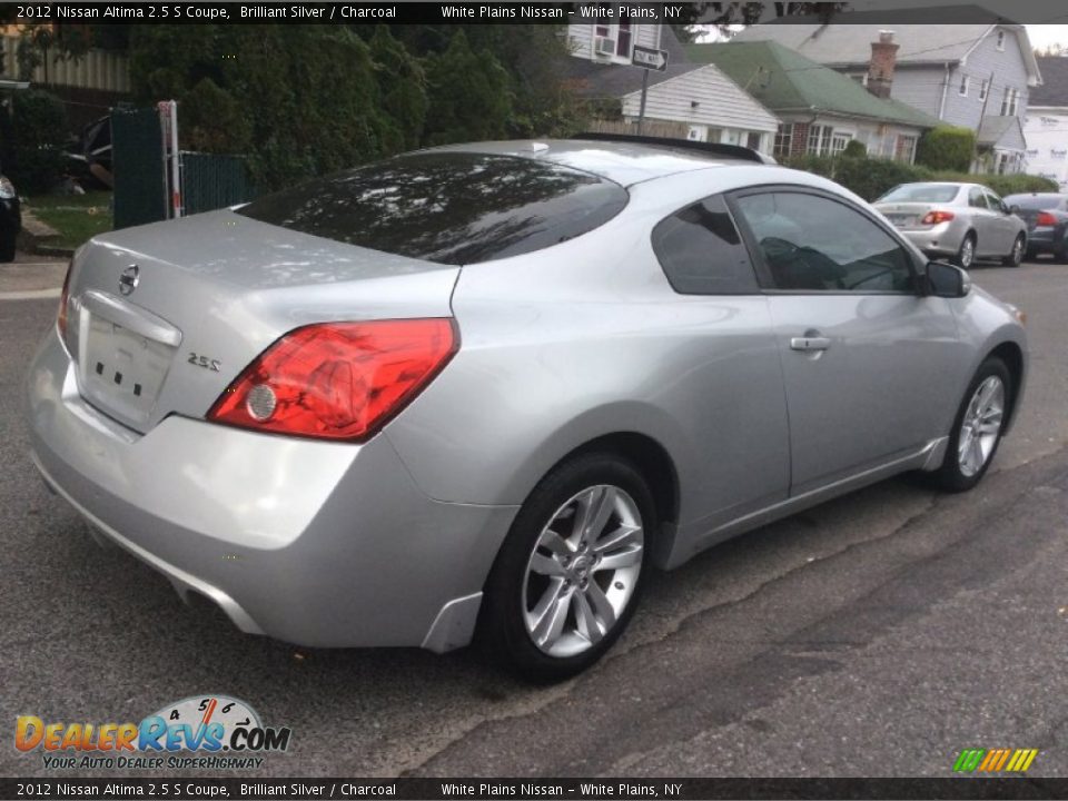 2012 Nissan Altima 2.5 S Coupe Brilliant Silver / Charcoal Photo #4