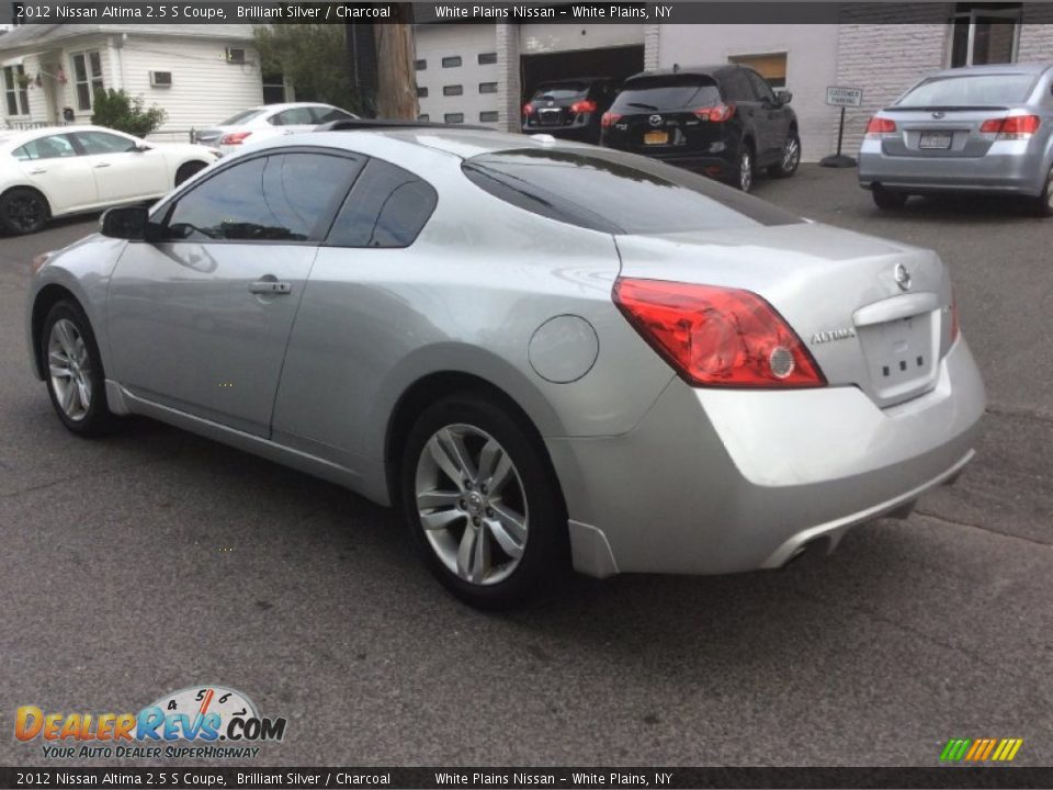 2012 Nissan Altima 2.5 S Coupe Brilliant Silver / Charcoal Photo #6