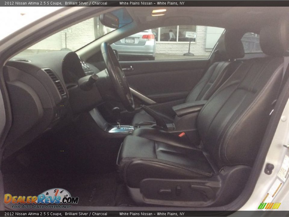 2012 Nissan Altima 2.5 S Coupe Brilliant Silver / Charcoal Photo #13