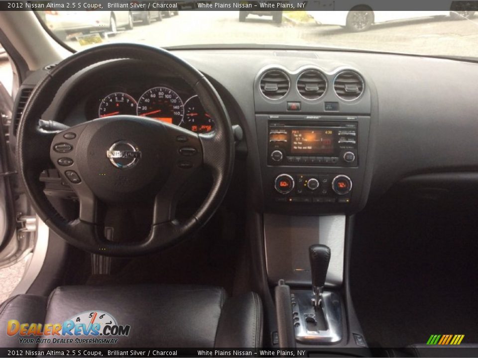 2012 Nissan Altima 2.5 S Coupe Brilliant Silver / Charcoal Photo #15
