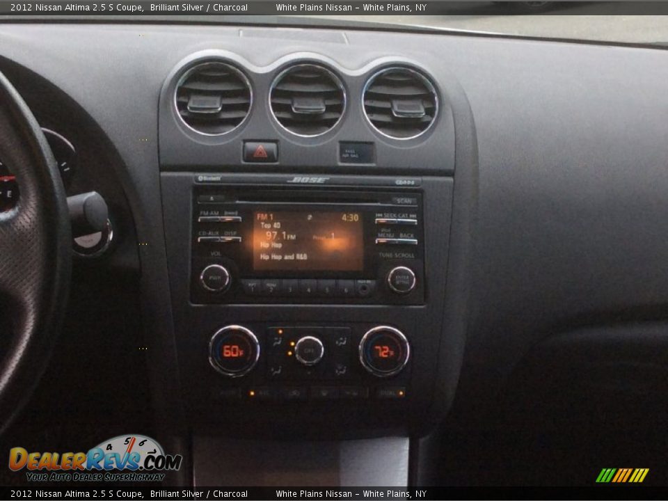 2012 Nissan Altima 2.5 S Coupe Brilliant Silver / Charcoal Photo #19