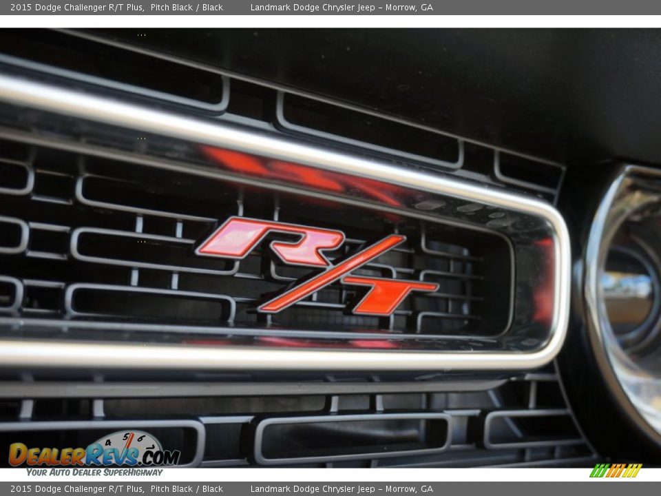 2015 Dodge Challenger R/T Plus Pitch Black / Black Photo #4