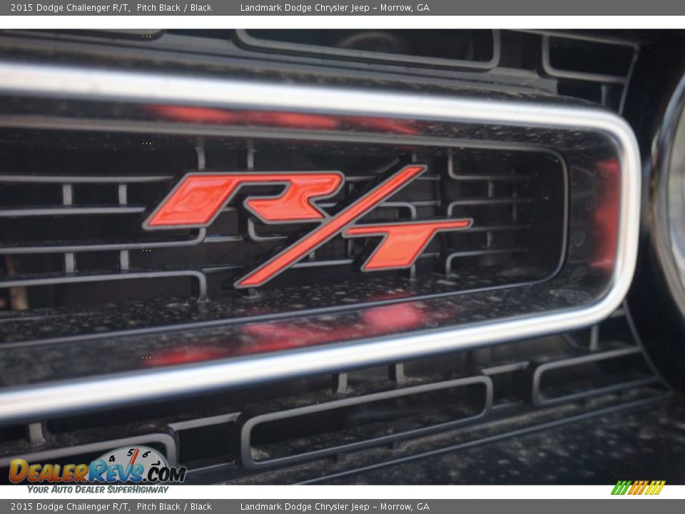 2015 Dodge Challenger R/T Pitch Black / Black Photo #8