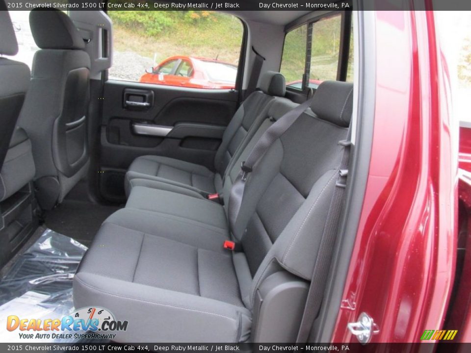 Rear Seat of 2015 Chevrolet Silverado 1500 LT Crew Cab 4x4 Photo #14