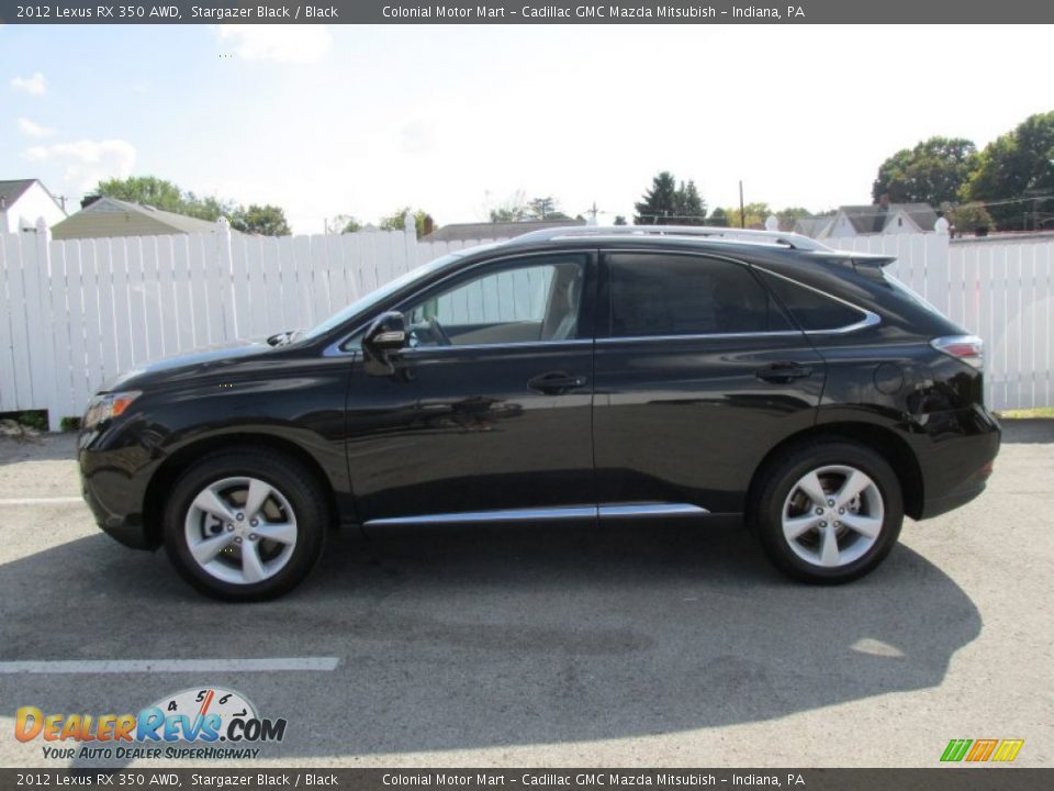2012 Lexus RX 350 AWD Stargazer Black / Black Photo #2