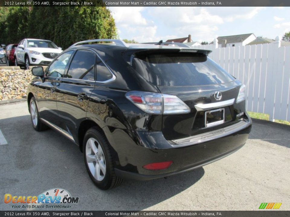 2012 Lexus RX 350 AWD Stargazer Black / Black Photo #4