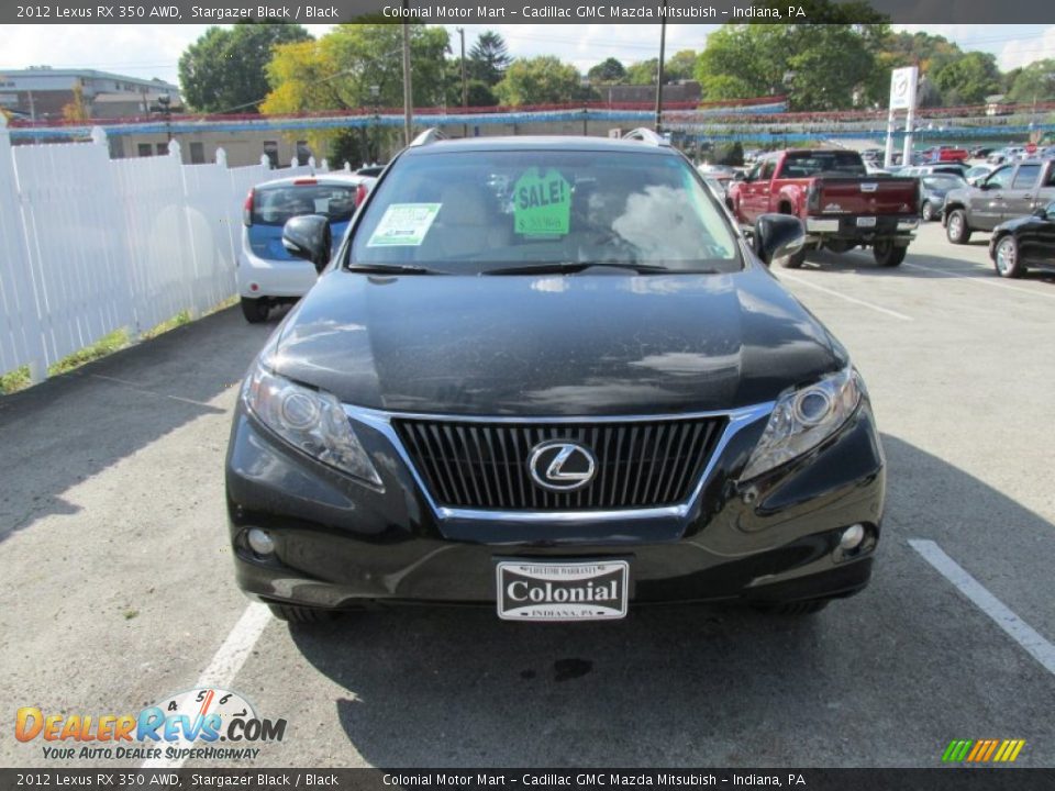 2012 Lexus RX 350 AWD Stargazer Black / Black Photo #8