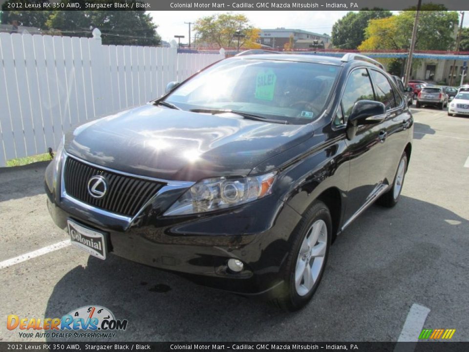 2012 Lexus RX 350 AWD Stargazer Black / Black Photo #9