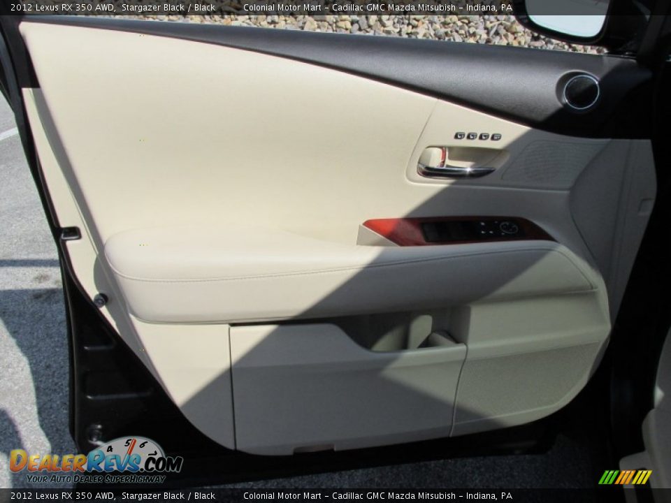 2012 Lexus RX 350 AWD Stargazer Black / Black Photo #11