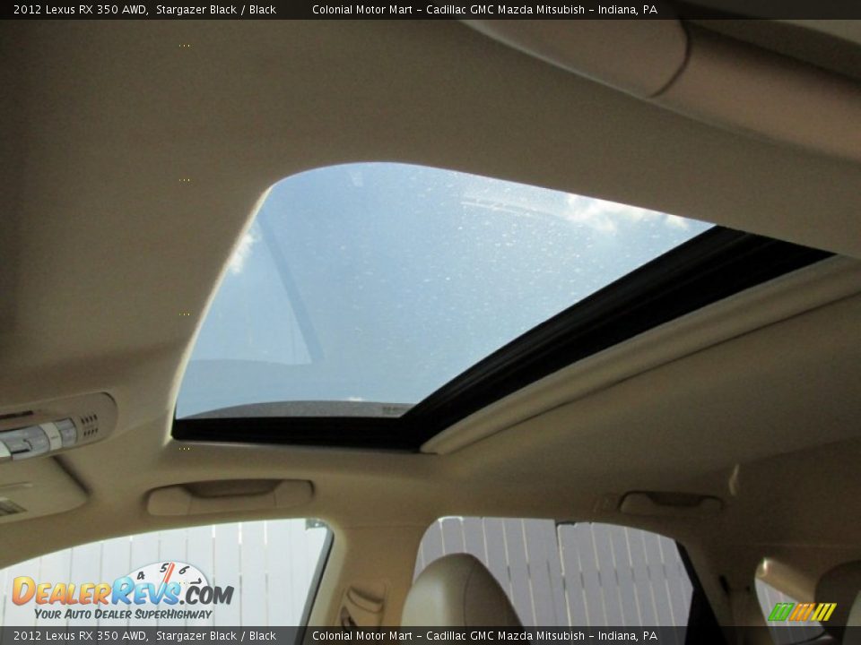 2012 Lexus RX 350 AWD Stargazer Black / Black Photo #12