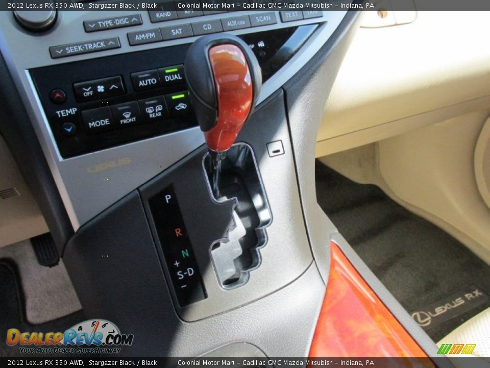 2012 Lexus RX 350 AWD Stargazer Black / Black Photo #17