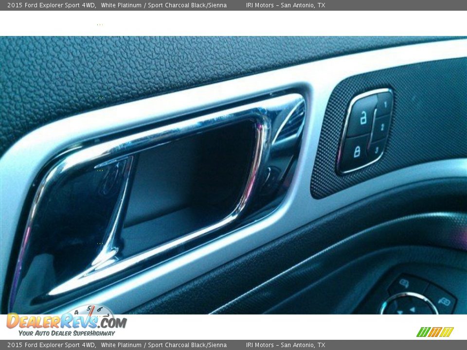 2015 Ford Explorer Sport 4WD White Platinum / Sport Charcoal Black/Sienna Photo #29