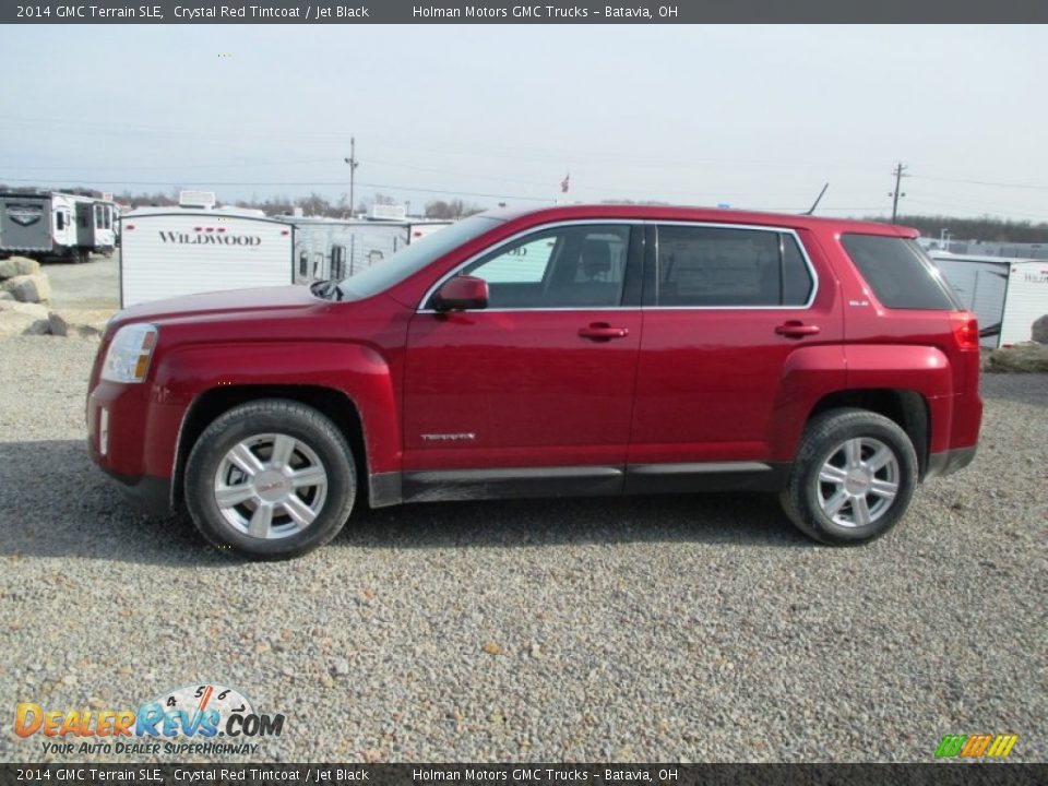 2014 GMC Terrain SLE Crystal Red Tintcoat / Jet Black Photo #4