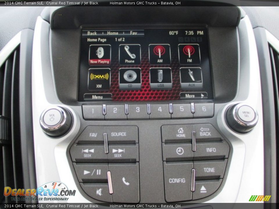 2014 GMC Terrain SLE Crystal Red Tintcoat / Jet Black Photo #8
