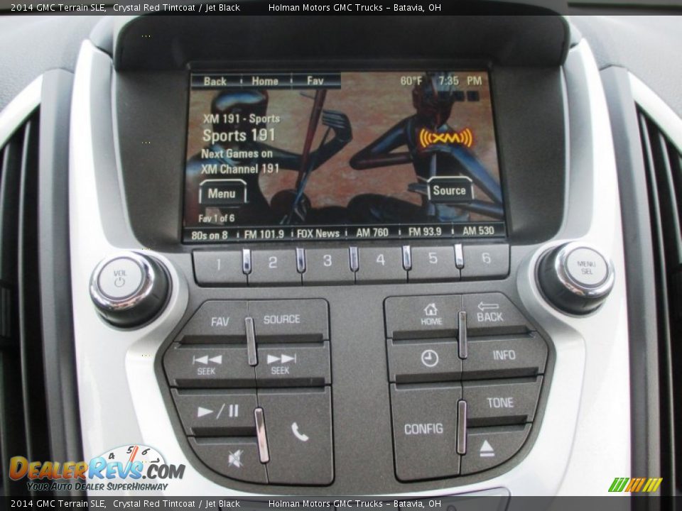 2014 GMC Terrain SLE Crystal Red Tintcoat / Jet Black Photo #9