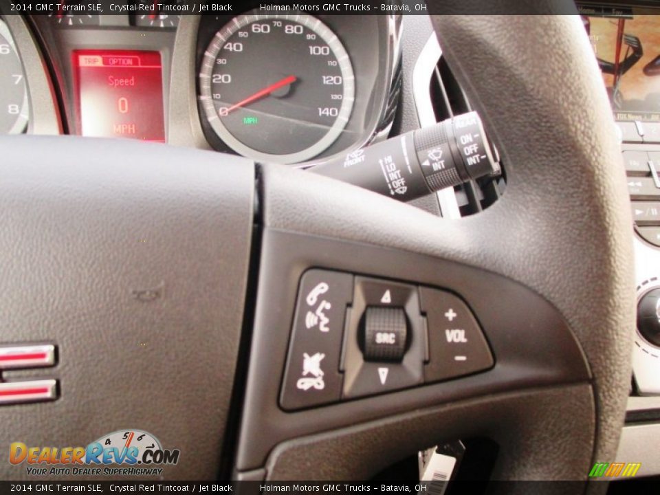 2014 GMC Terrain SLE Crystal Red Tintcoat / Jet Black Photo #12