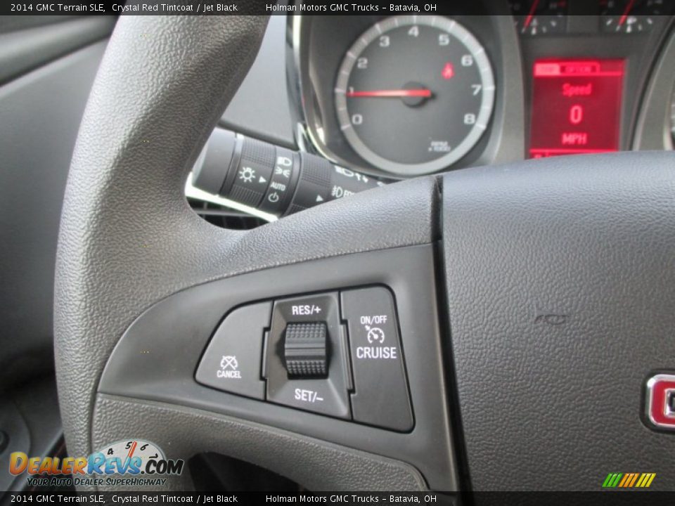 2014 GMC Terrain SLE Crystal Red Tintcoat / Jet Black Photo #13