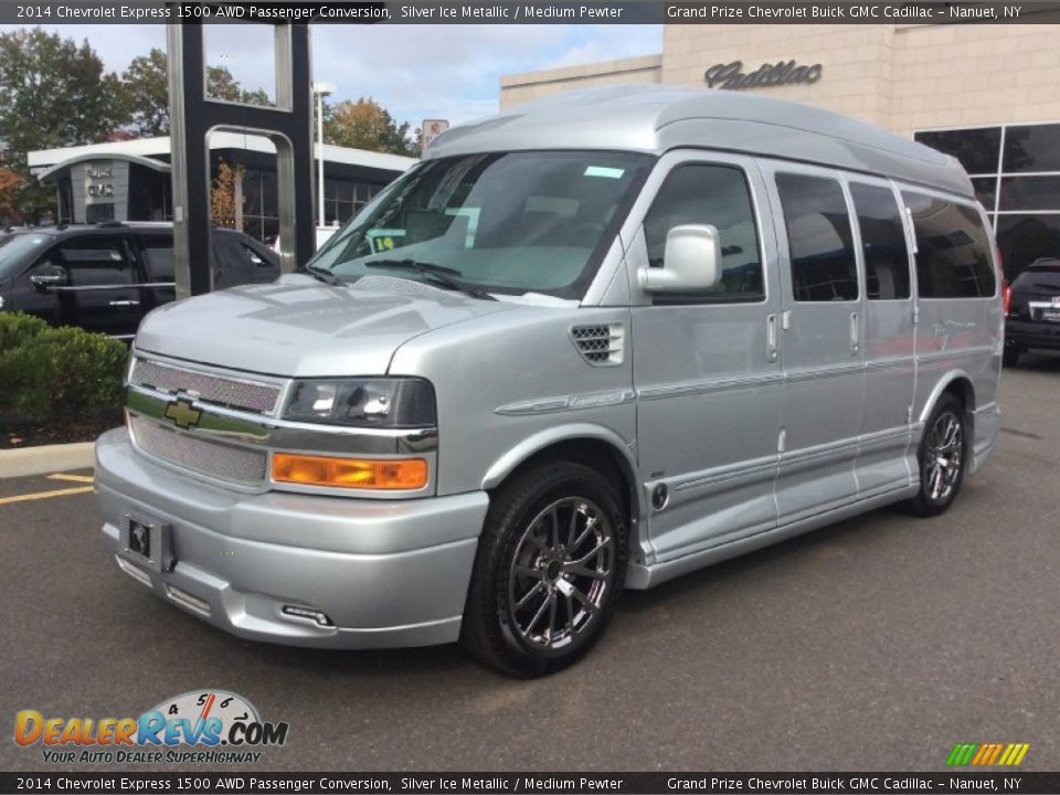 Front 3/4 View of 2014 Chevrolet Express 1500 AWD Passenger Conversion Photo #2