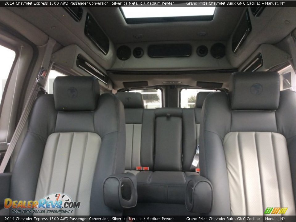 Medium Pewter Interior - 2014 Chevrolet Express 1500 AWD Passenger Conversion Photo #17