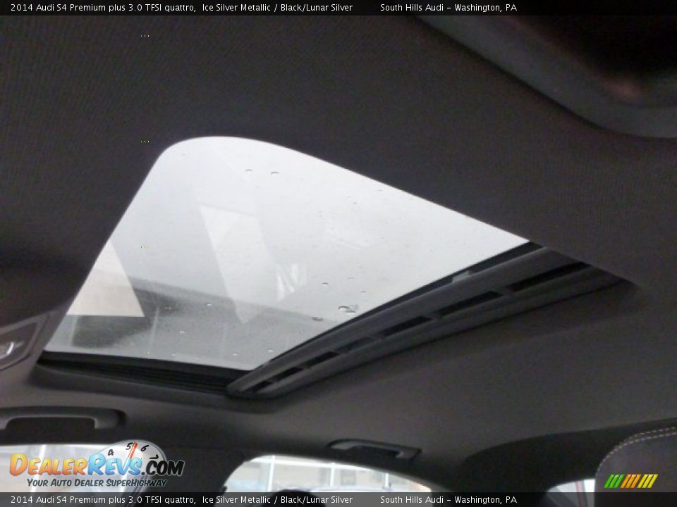 2014 Audi S4 Premium plus 3.0 TFSI quattro Ice Silver Metallic / Black/Lunar Silver Photo #15