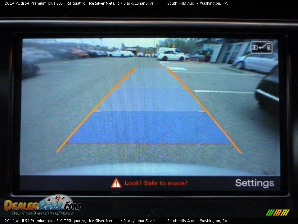 2014 Audi S4 Premium plus 3.0 TFSI quattro Ice Silver Metallic / Black/Lunar Silver Photo #17