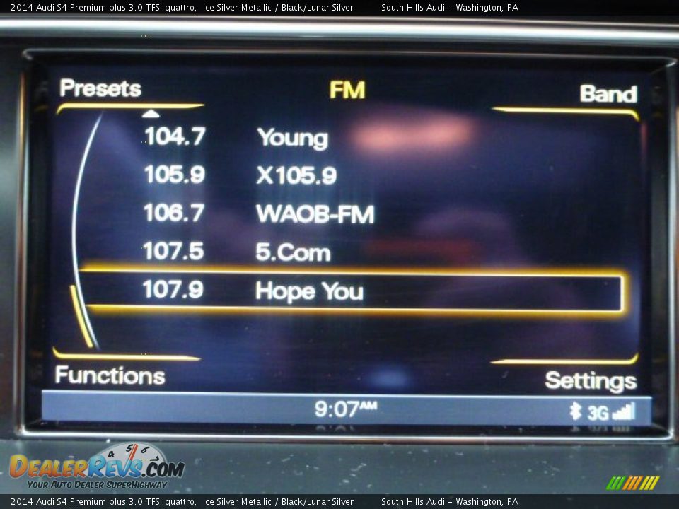 2014 Audi S4 Premium plus 3.0 TFSI quattro Ice Silver Metallic / Black/Lunar Silver Photo #18