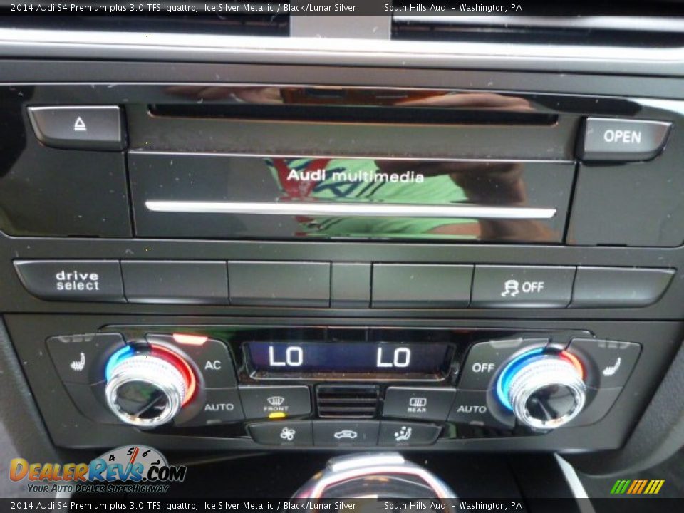 2014 Audi S4 Premium plus 3.0 TFSI quattro Ice Silver Metallic / Black/Lunar Silver Photo #19