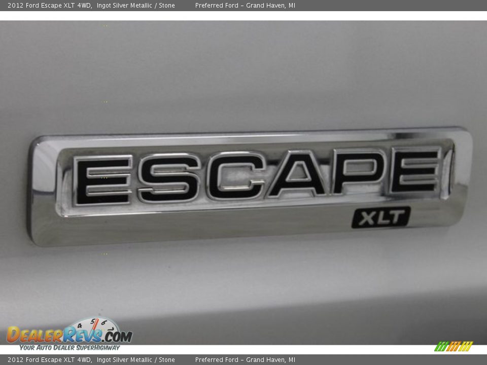 2012 Ford Escape XLT 4WD Ingot Silver Metallic / Stone Photo #8