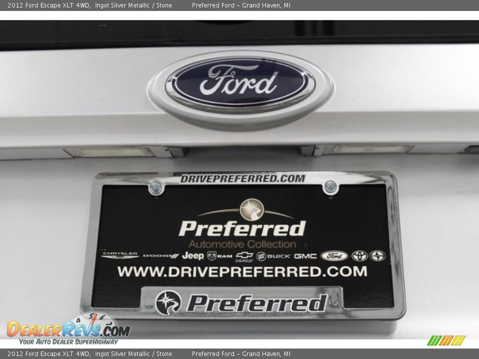 2012 Ford Escape XLT 4WD Ingot Silver Metallic / Stone Photo #9