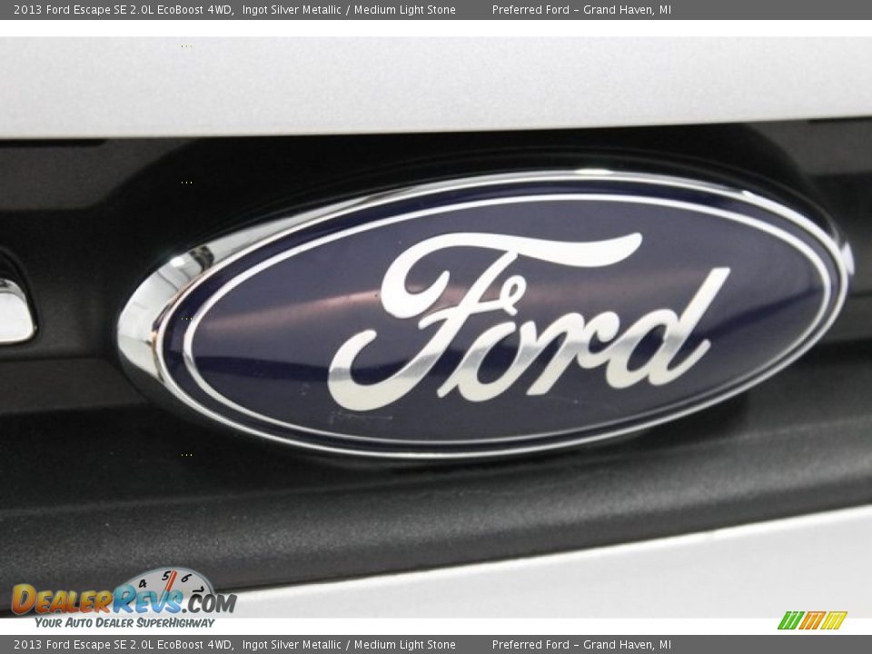 2013 Ford Escape SE 2.0L EcoBoost 4WD Ingot Silver Metallic / Medium Light Stone Photo #3