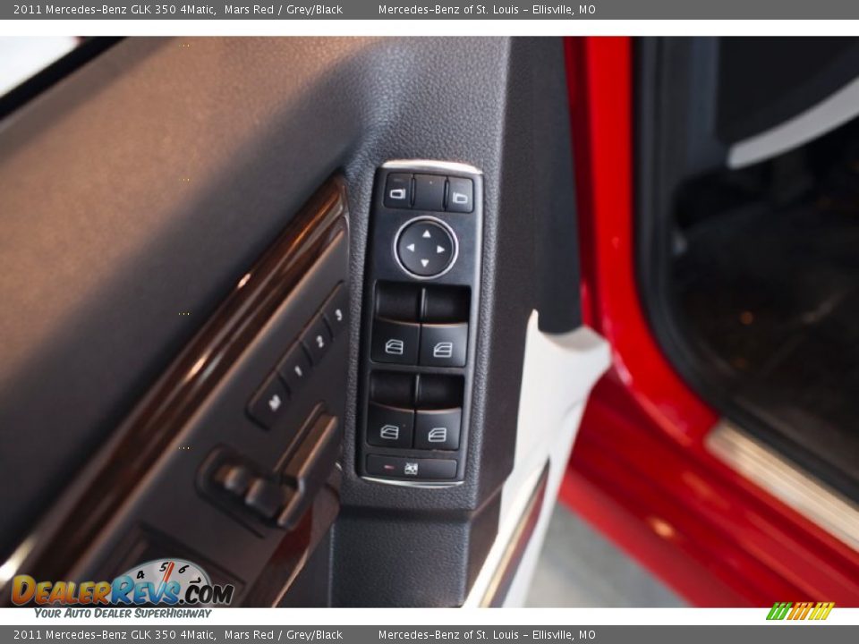 2011 Mercedes-Benz GLK 350 4Matic Mars Red / Grey/Black Photo #17