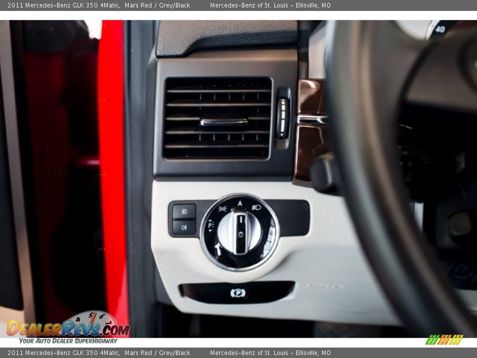 2011 Mercedes-Benz GLK 350 4Matic Mars Red / Grey/Black Photo #23
