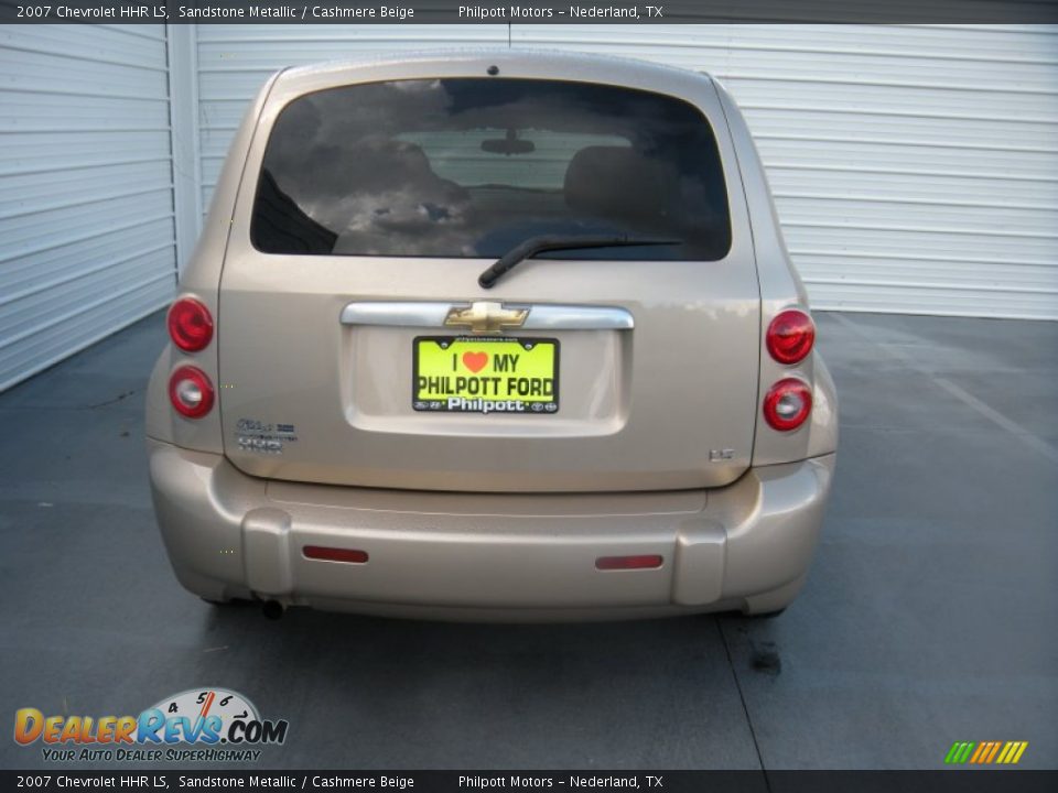 2007 Chevrolet HHR LS Sandstone Metallic / Cashmere Beige Photo #10